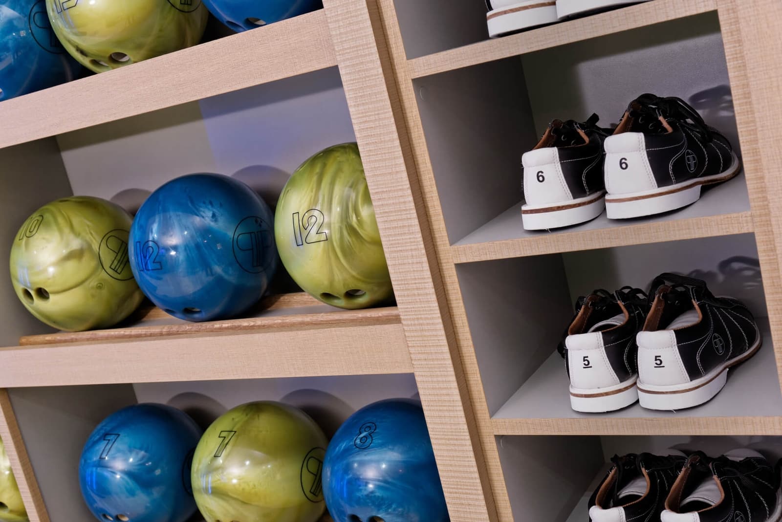 Storage Ideas for Home Bowling Alley Balls & Shoes